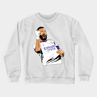 Benzema Celebration Illustration Crewneck Sweatshirt